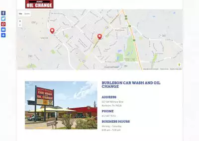 Burleson Car Wash and Oil Change location 01