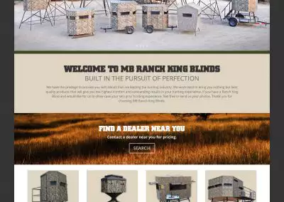 Ranch King Blinds main desktop 01
