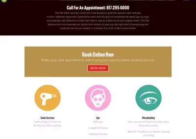 The Ritz Salon and Spa main desktop 01